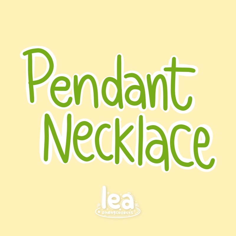 PENDANT NECKLACE NCT U [PELUNASAN]