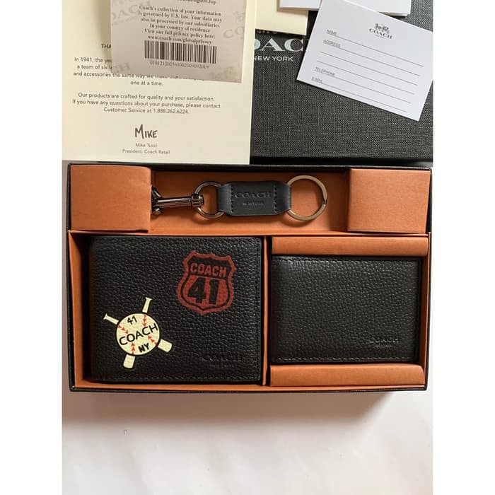 Coach Wallet LOGO + KEYCHAIN