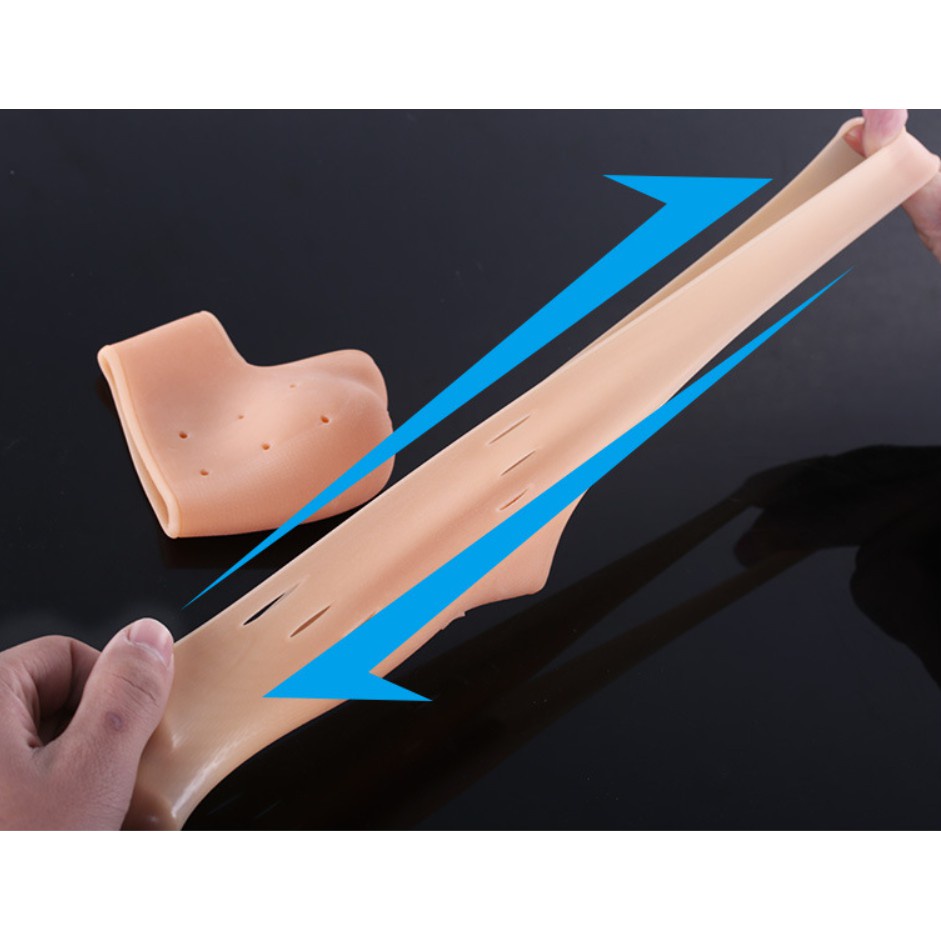 [Bisa COD] Sepasang Silikon Pelindung Tumit Telapak Kaki Anti Lecet - Gel Silikon Tumit