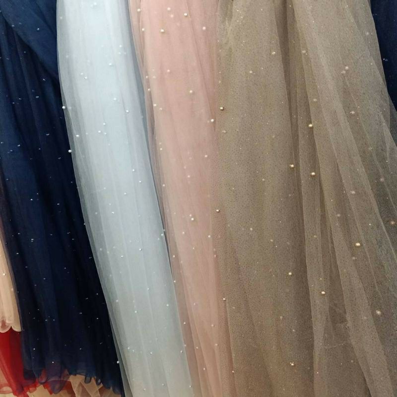 Tulle mutiara Glitter