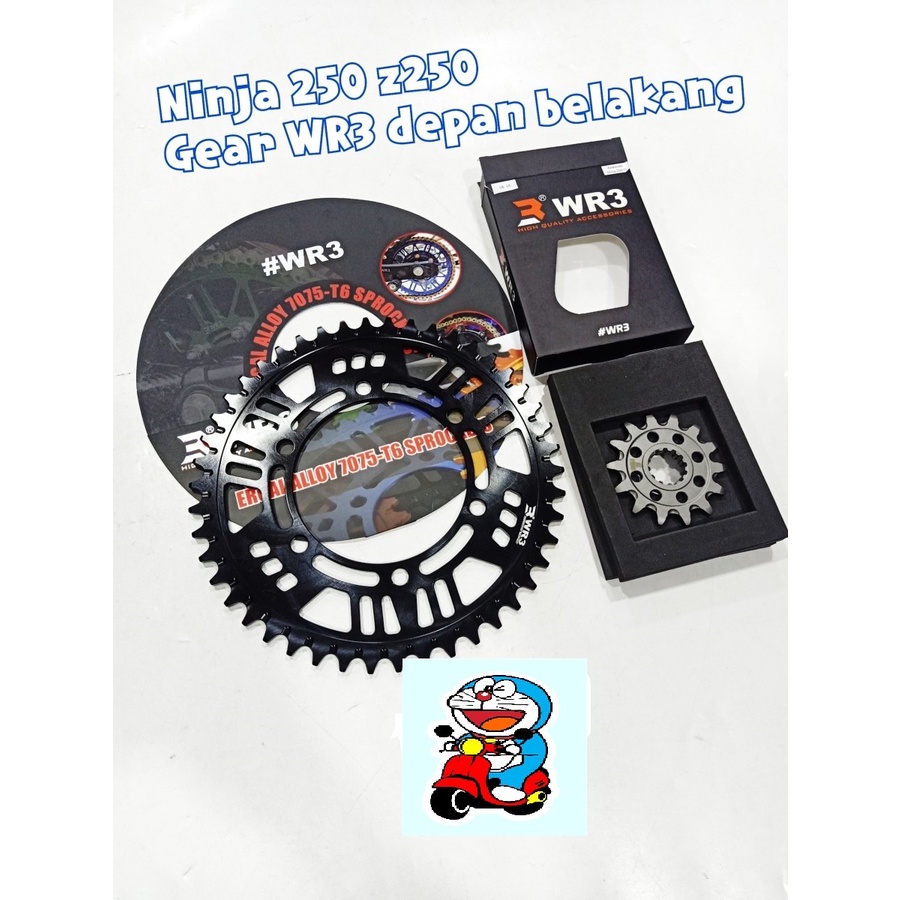 Paket Gear ninja 250R ninja 250 fi old z250 fi gir depan belakan