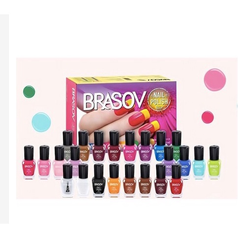 ✨SHASYA✨ BRASOV Nail polish Kutex Warna Halal - Nail Polish 8ml  BPOM Ecer