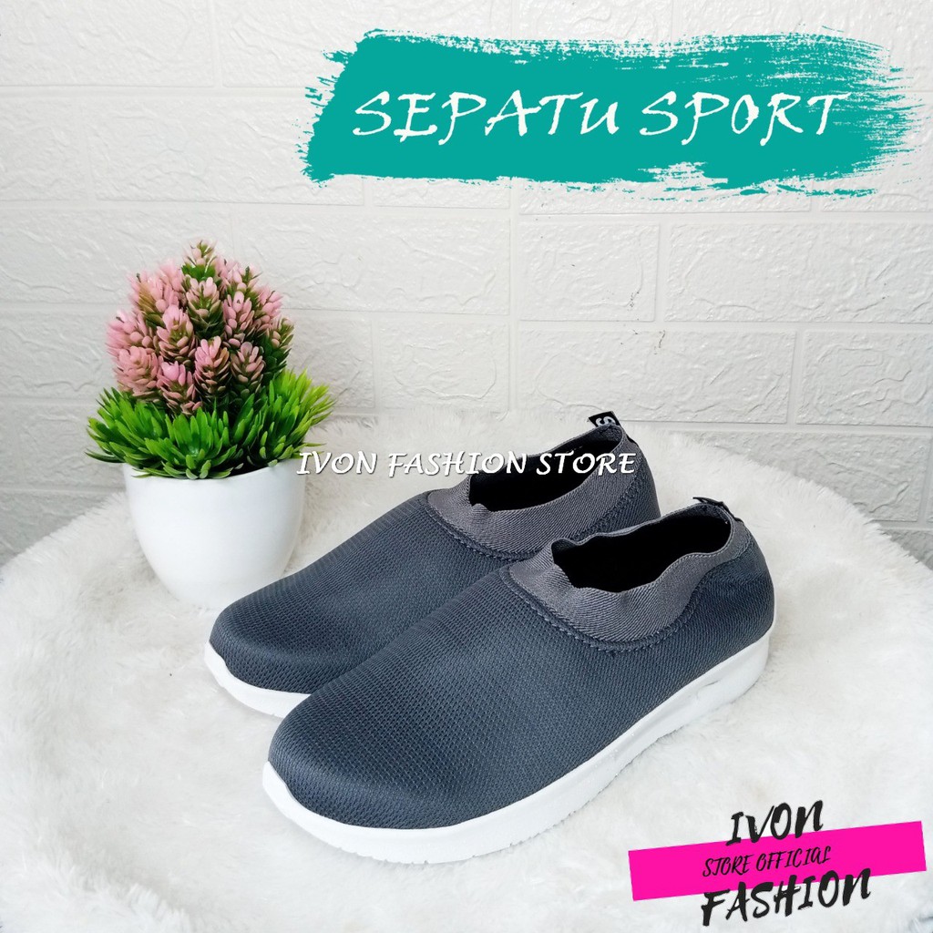 SEPATU SPORT SLIP ON  KOREA PRIA DAN WANITA TERBARU MURAH BISA COD