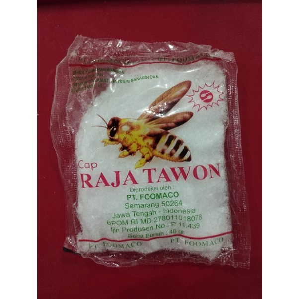 

Pemanis Buatan Cap Raja Tawon 40gr