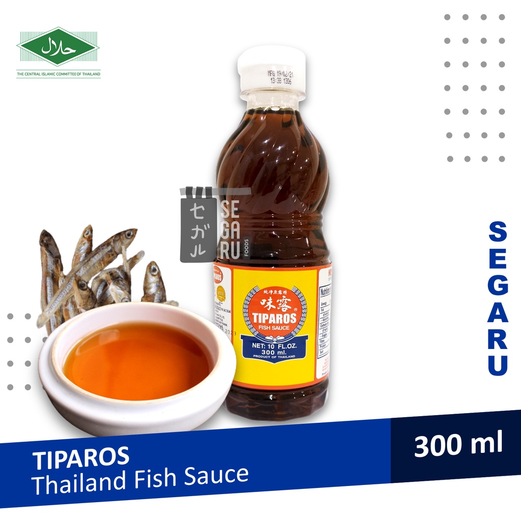 TIPAROS Fish Sauce | Kecap Ikan Tiparos Thailand Halal 300ml