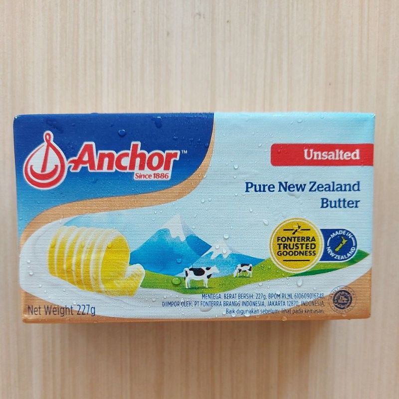 

anchor unsalted butter 200 gr BIRU