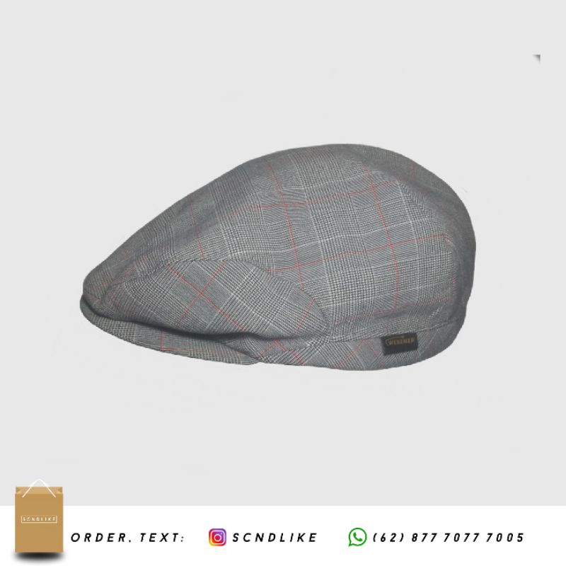 Flat Cap Wagner | Topi seniman | Topi Flat | Wegener | Topi Artistik