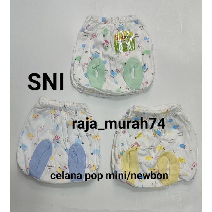 lusinan celana pop bayi mini/ukuran newbon 0-6 bulan