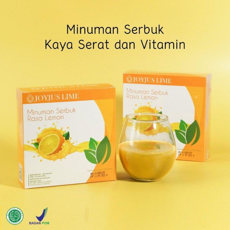 JOYJUS LIME FIBER KEMASAN 300GR HALAL BPOM