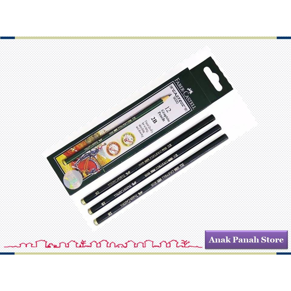 

Pensil Kayu Serut Merk Faber Castell ( Isi 12 buah)