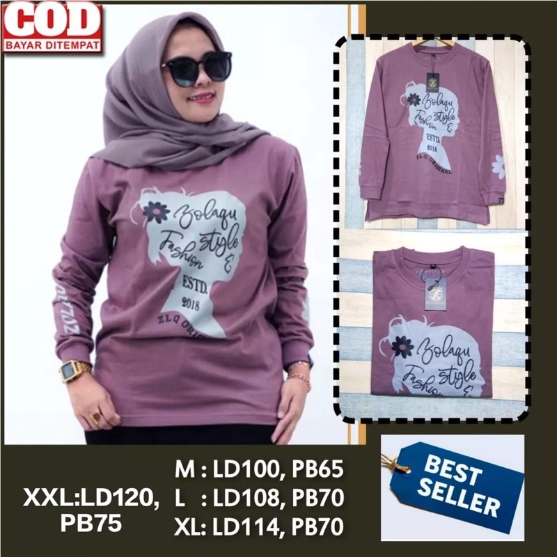 Zolaqu Ori Terbaru Zolaqu Kaos Wanita Zolaqu Jumbo Fashion wanita