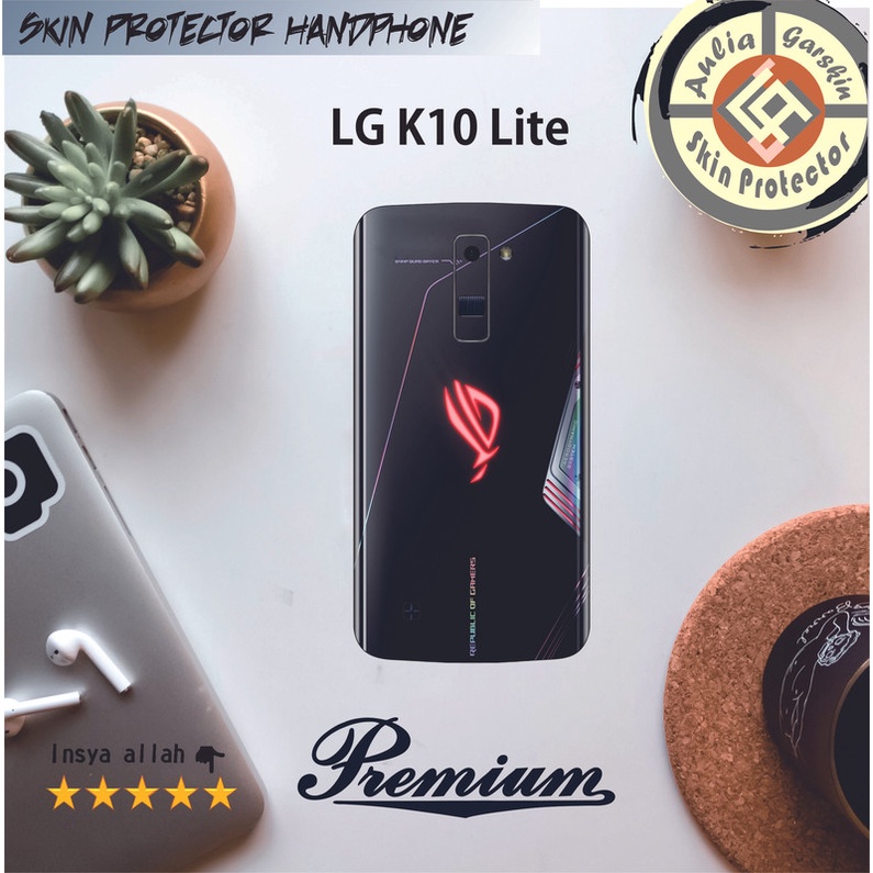 Dapat 2pcs Garskin HP LG K10 LITE Motif FF - Free Custom Motif Via Chat