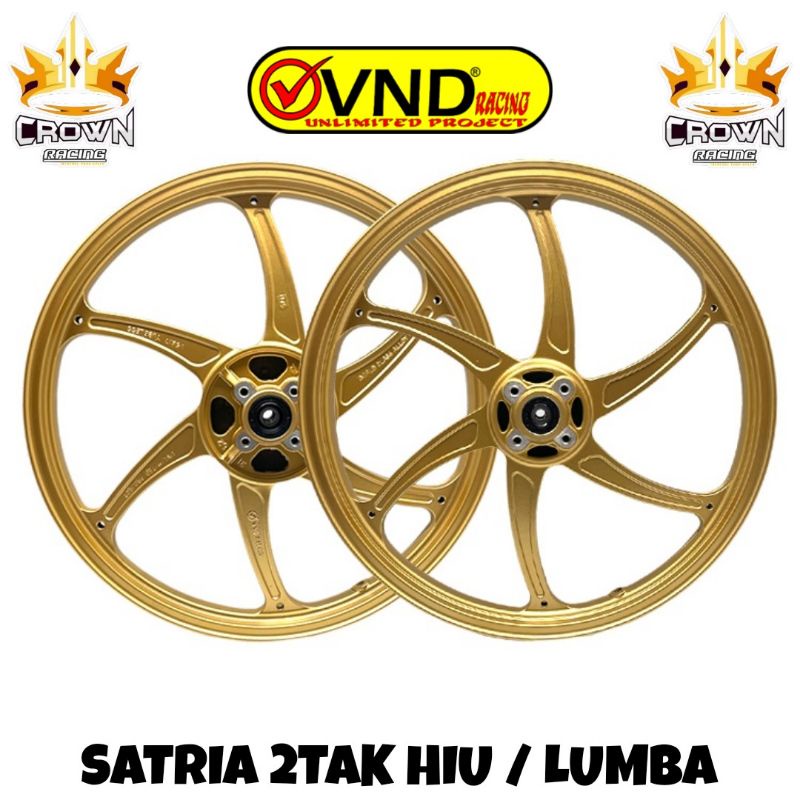 Velg VND Six Star Ring 17 Satria 2Tak Hiu Lumba 1.60 x 1.60