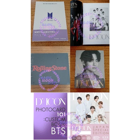 BTS DICON 101, DICON V , DICON GROUP, ROLLING STONE BTS READY TOLONG BACA KETERANGAN
