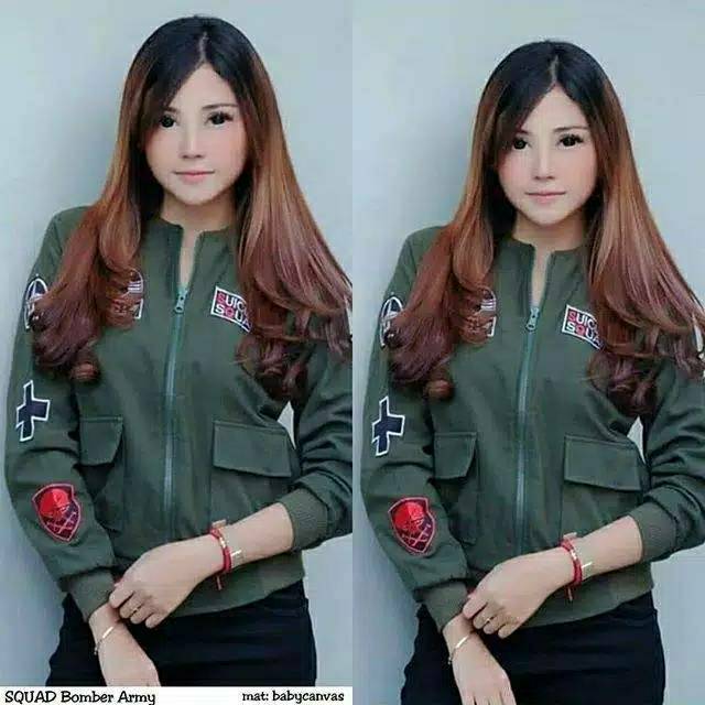 Jaket Parka Bomber Cewek Cowok