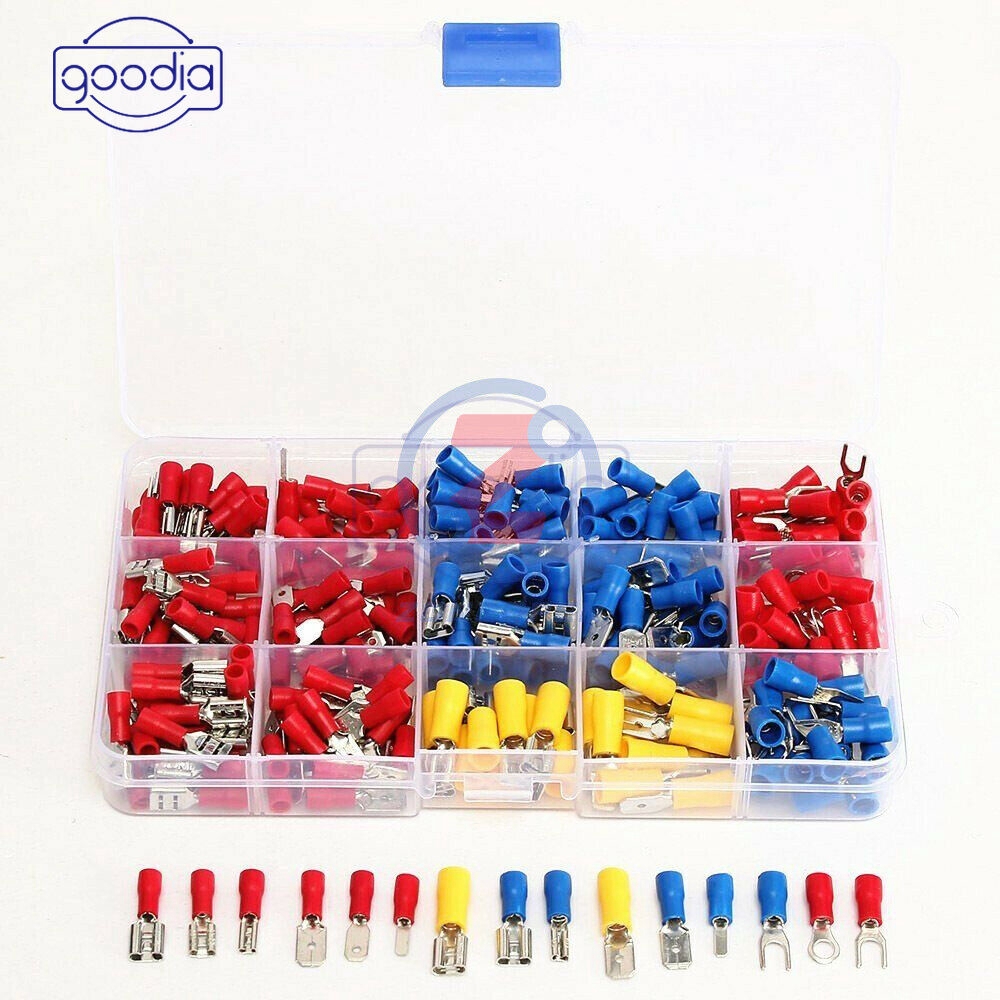 [IN STOCK/COD] 280PCS Assorted Crimp Spade Terminal Insulated Electrical Wire Connector Kit Set