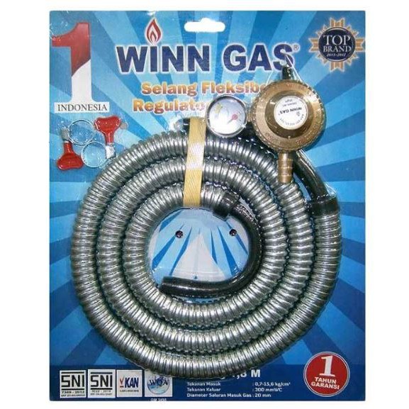 Regulator + Selang Gas Winn Gas Flexible