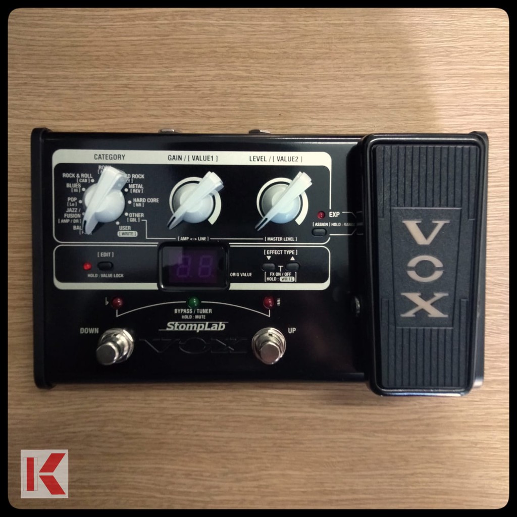 Jual Efek Gitar Multi Effect VOX SL2G SL2G SL2 G StompLab 2G Multi