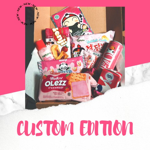 

SNACKBOX PREMIUM PINK EDITION/SNACK BOX MURAH UNTUK HADIAH WISUDA, ULANG TAHUN, SIDANG, DLL