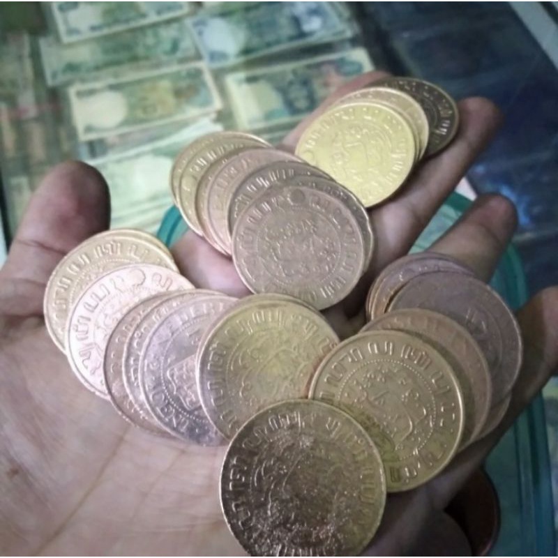 uang kuno coin 2,5 cent benggol