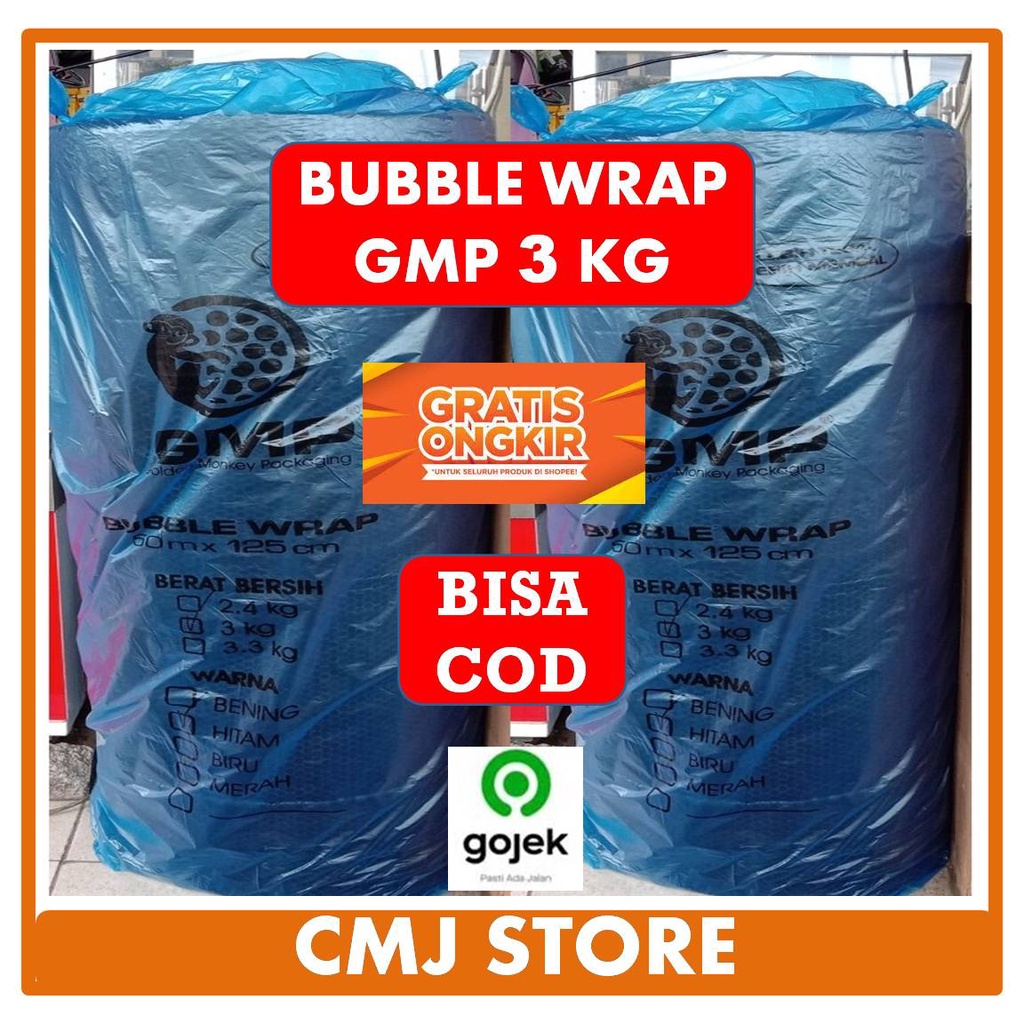 

Bubble Wrap Roll Hitam Bening GMP 125x 50 M Selalu Ready Bisa COD