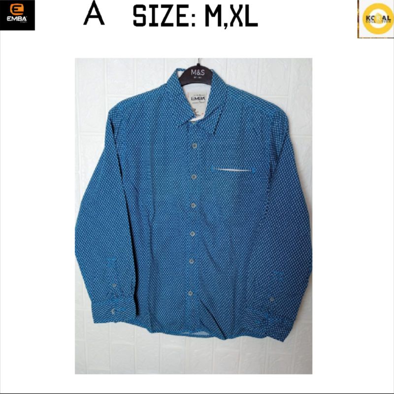 Kemeja Lengan panjang Emba Original