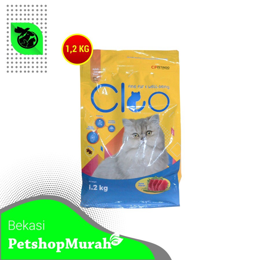 Makanan Kering Kucing dewasa CLEO TUNA 1.2 kg dry food adult Murah