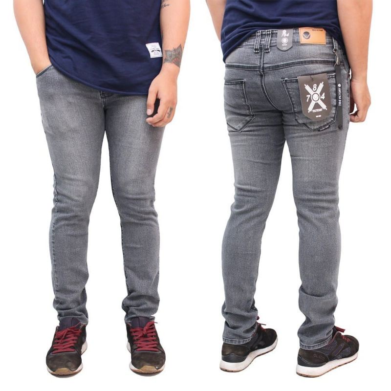 celana panjang jeans pria skiny/ celana jeans Denim stretch