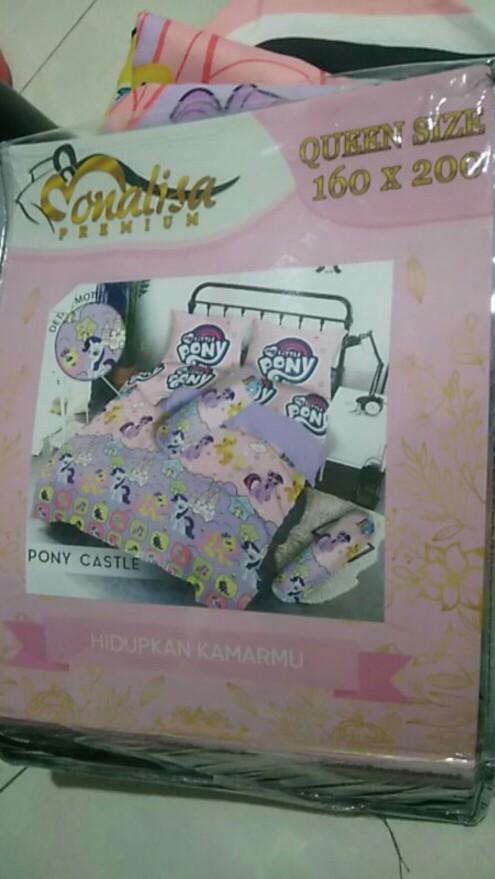 Rc Sprei Monalisa Premium Ukuran Queen 160x200 Harga Terjangkau