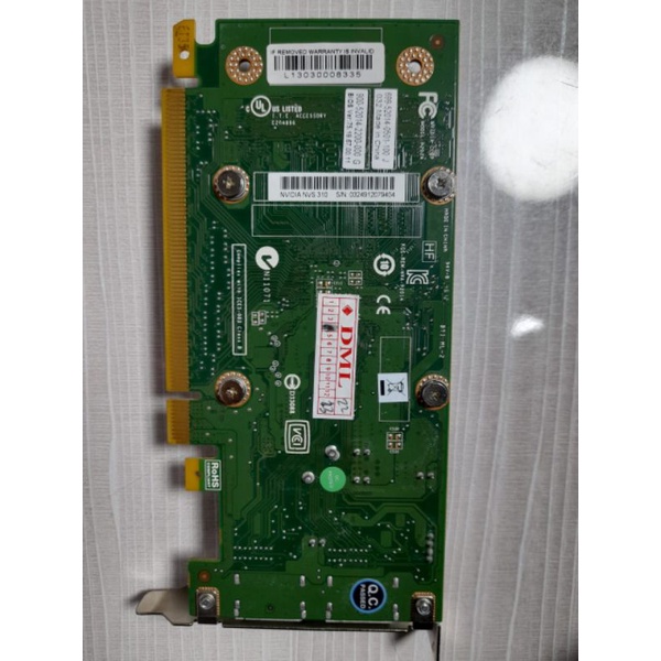 Vga NVIDIA Nvs 310512Mb Ddr3 64 Bit