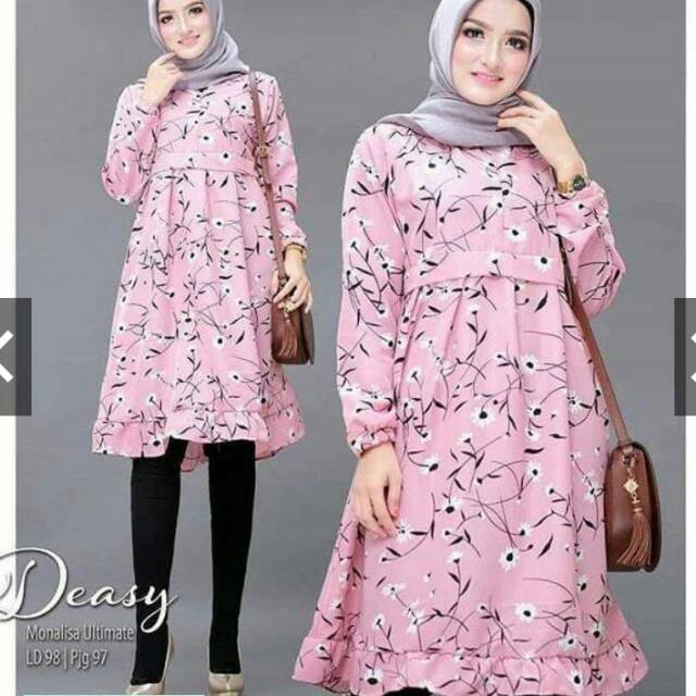 DEASY TUNIK WOLFIS ATASAN BAJU WANITA TERBARU
