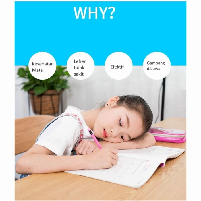 

Murah Penyangga Buku Bookstand Holder Pegangan Ipad Anak Sandaran Buku Hemat