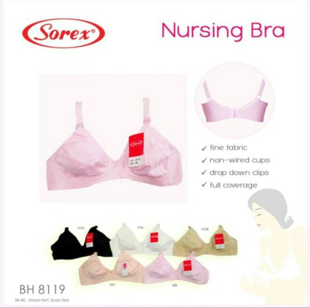 BH Menyusui Nursing Bra SOREX Cotton kode 8119