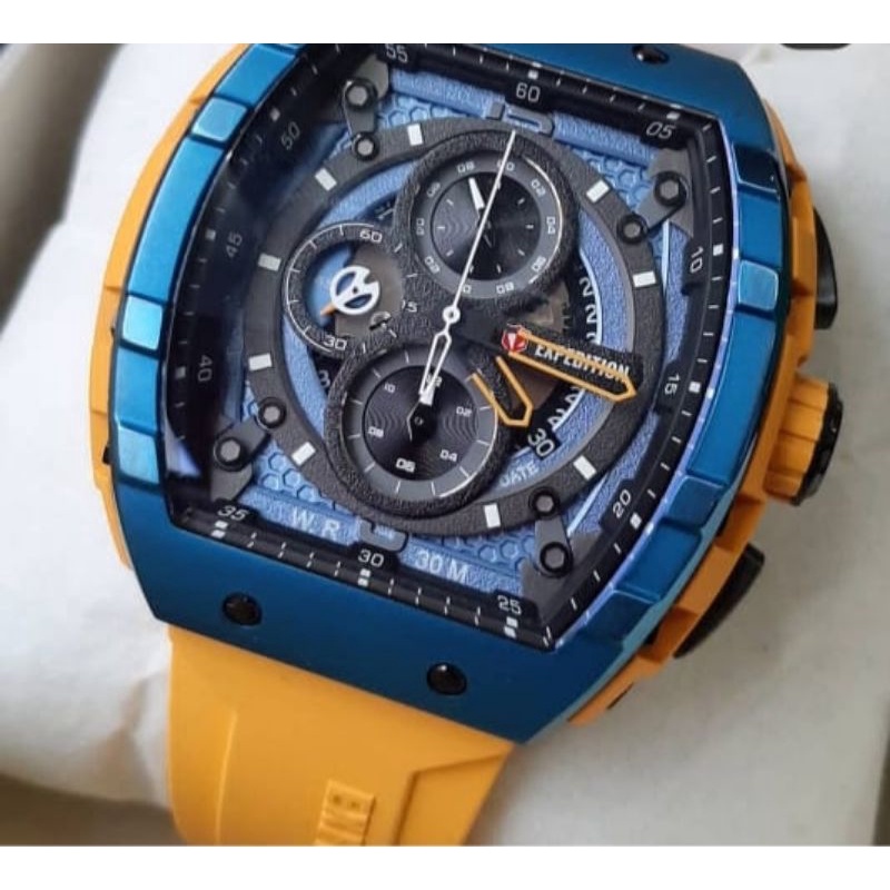 Jam Tangan Expedition Original UNISEX E 6808 BF Diameter 3,9 cm