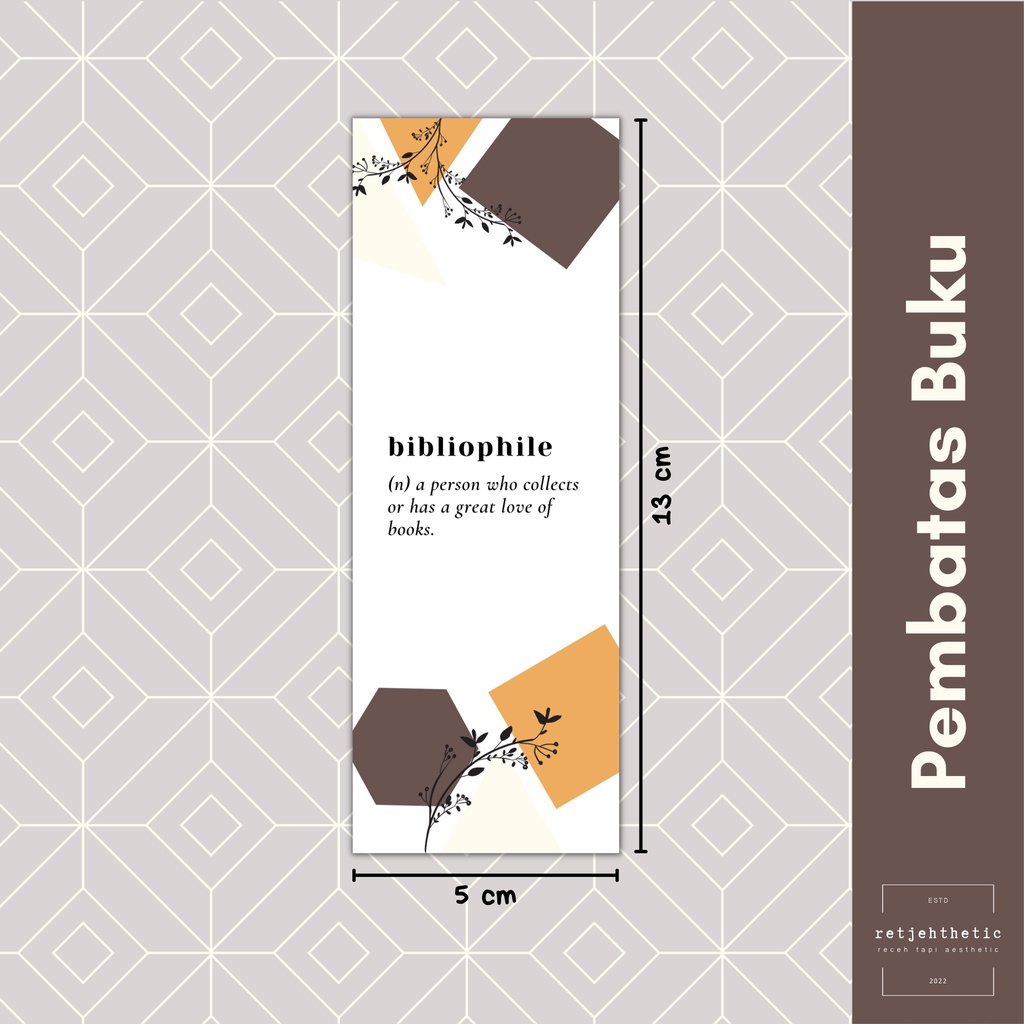 

Bookmark: Minimalist Quote | Pembatas Buku Premium Waterproof Aesthetic