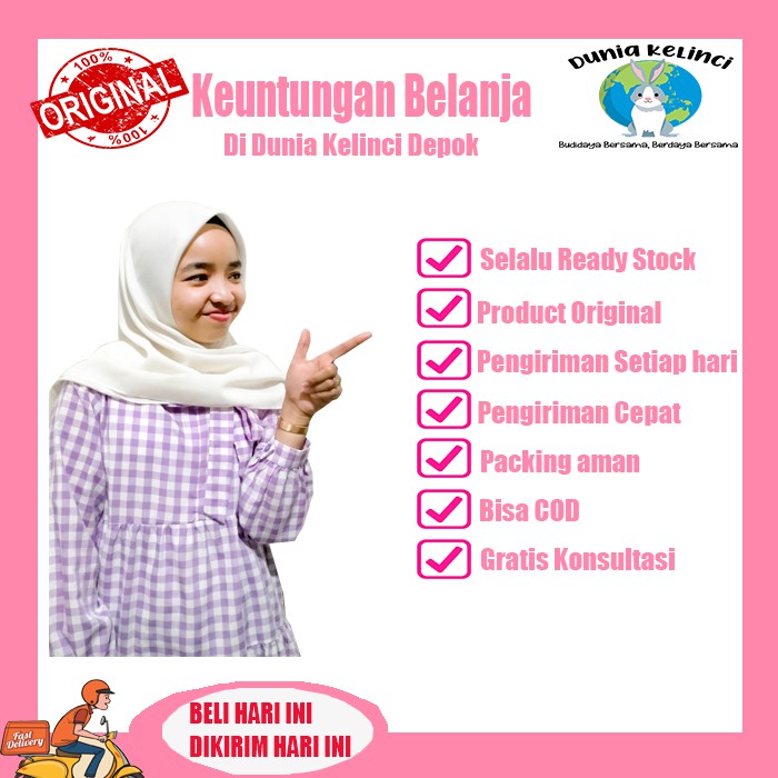 PENGGEMUK KELINCI SUPER FAT VITAMIN NAFSU MAKAN MENINGKATKAN ANTI BODY MENAMBAH BERAT BADAN