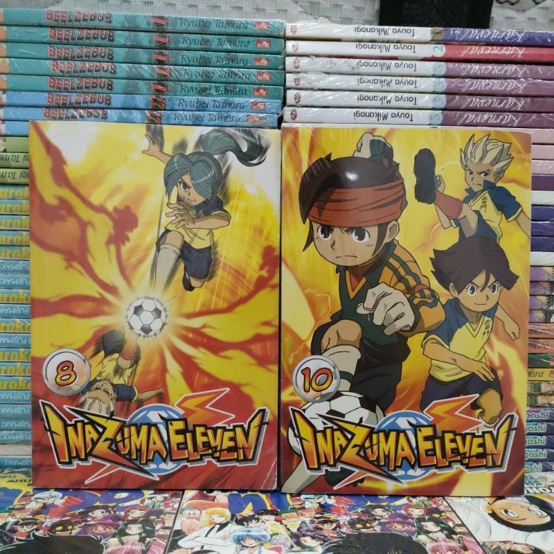 komik baru &amp; original segel - komik warna /inazu ma eleven vol 8,10