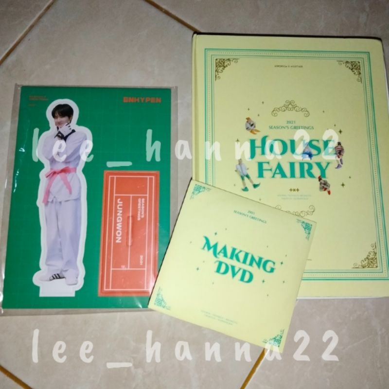 Season Greetings 2021 Enhypen Sunoo Photostand Jungwon BTS Diary RM J-hope Making DVD TXT