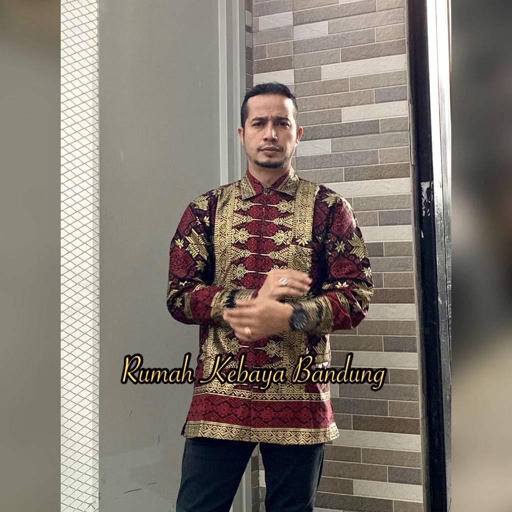 KEMEJA COUPLE MALIKA SET (UNTUK ORDER CEWEK DI FOOT LAIN YA)BATIK JUPRI BATIK SONGKET