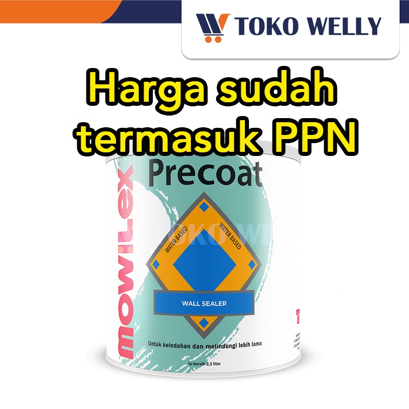 Jual Mowilex Precoat Wall Sealer / Cat Dasar / Pail (20L) Shopee Indonesia