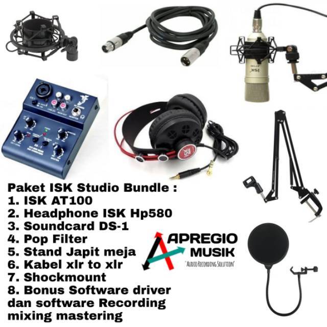 ISK studio bundle paket recording