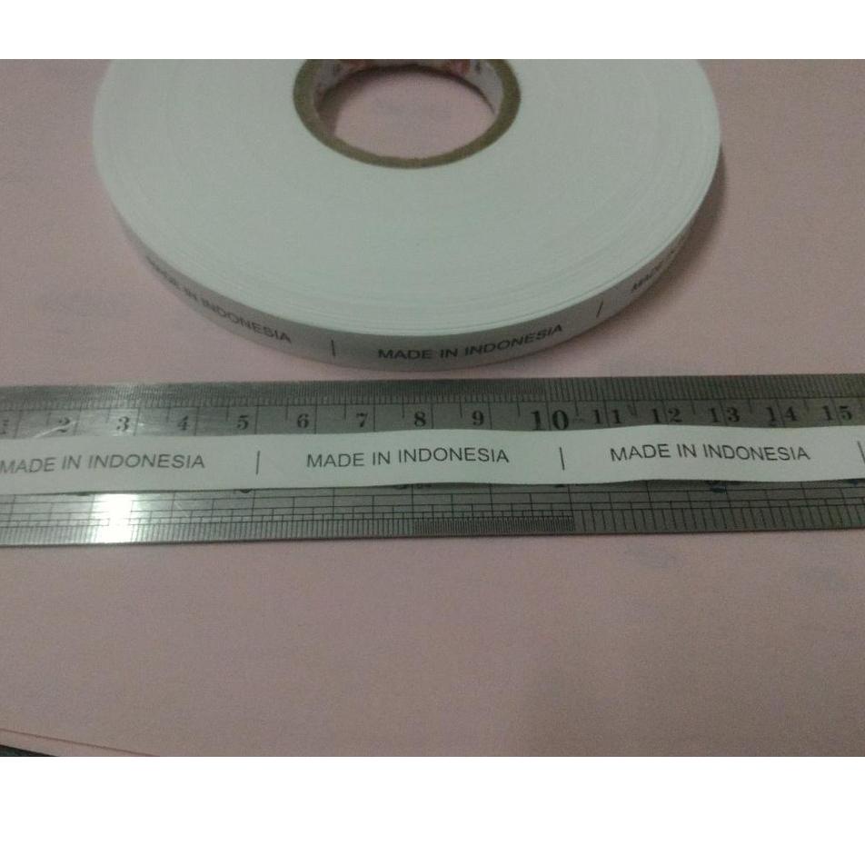 

✩Diskon✥ 2.000 pcs Made In Indonesia label; label baju,tas,sepatu,helm,sarung tangan,boneka dll 92