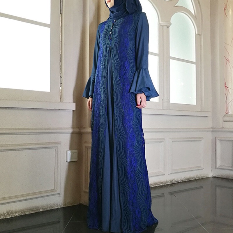 GAMIS MEWAH IMPORT WANITA ASIA EROPA DUBAI TURKEY ORIGINAL BA0286