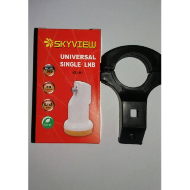 Lnb kuband skyview + briket holder