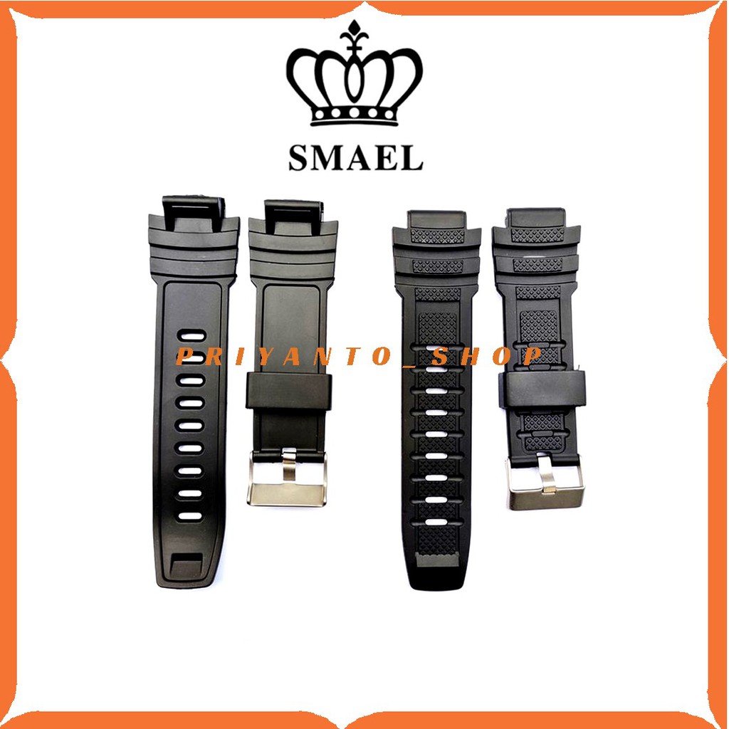 Tali Jam Tangan Smael 1317 SMAEL 1317 Original Oem Rubber