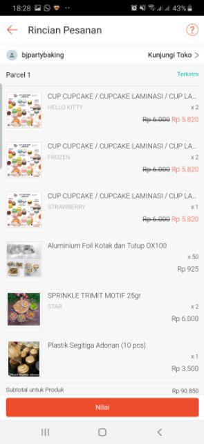 Aluminium Foil Kotak Dan Tutup Ox100