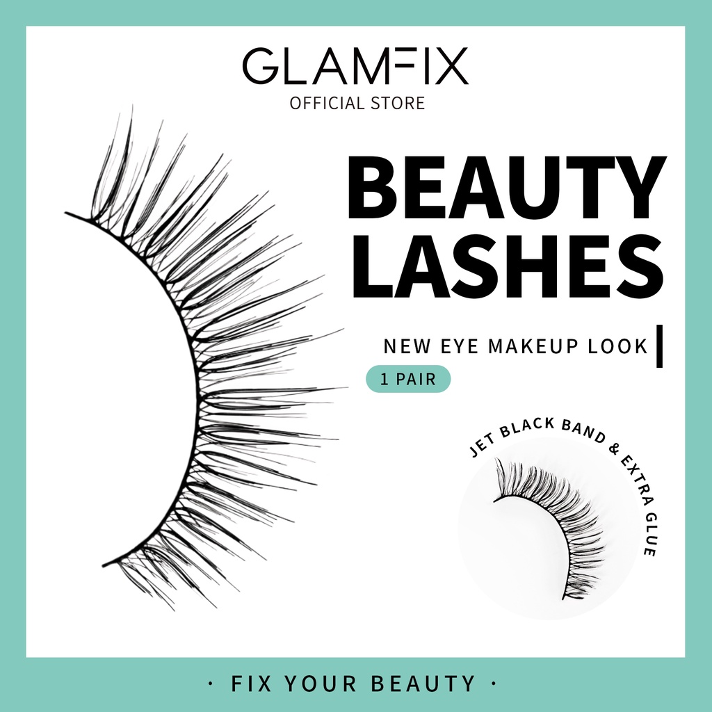 GLAMFIX Perfect Blink Lashes Beauty _ Bulu Mata Palsu | GLAM FIX Alat Kecantikan Makeup by YOU