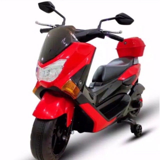 Jual Mainan anak motor accu raid nmax / motor aki nmax / scooter aki