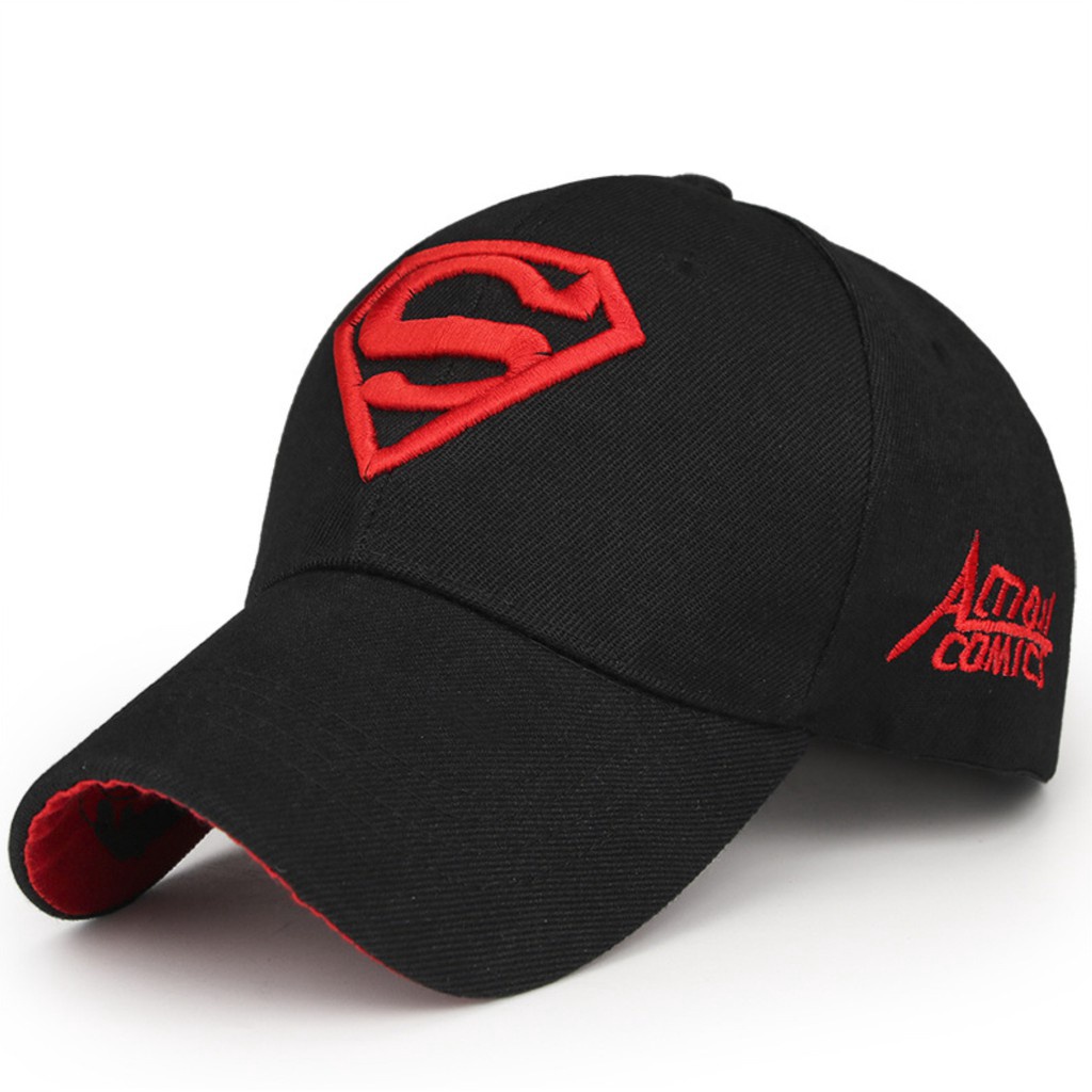 Topi Baseball Adjustable Motif Superman Untuk Pria Dan Wanita