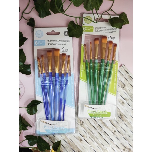 

KUAS LUKIS | BRUSH SET | PAINT BRUSH ARTISTS | KUAS GAMBAR 6PCS YIJIAYI